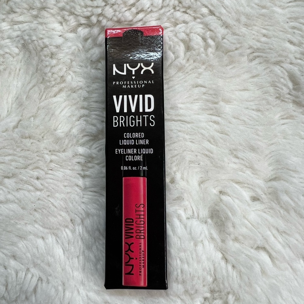 NYX Vivid Brights Liquid Eyeliner VBL01 Vivid Fire, Brand New in The Box